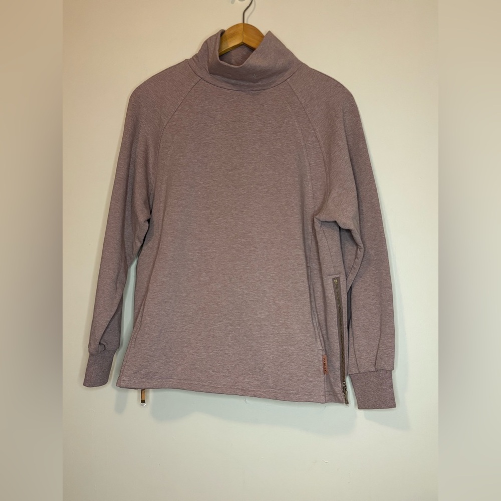 NWOT VARLEY Atlas Sweatshirt in Ash Rose - Picture 3 of 15